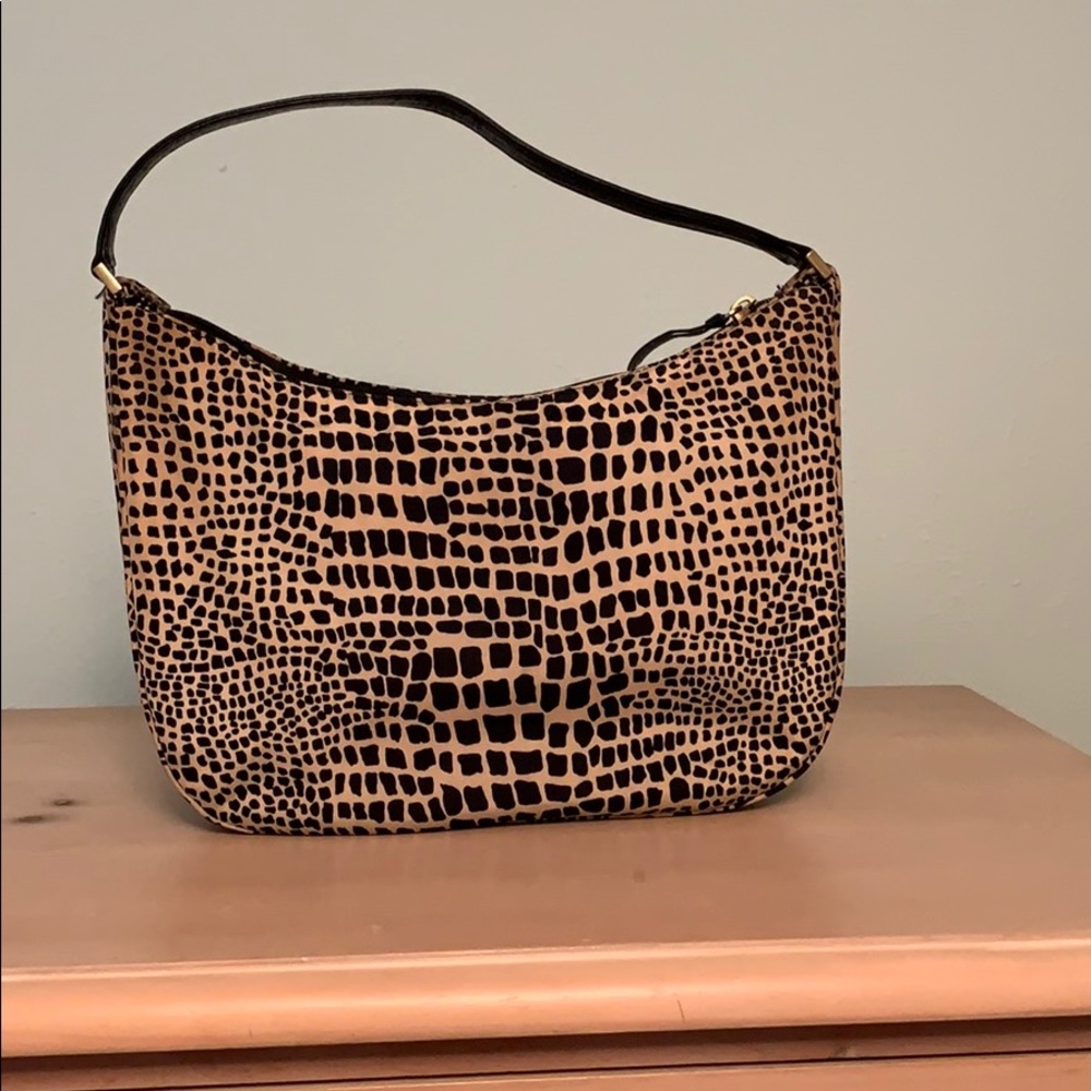 Kate Spade Animal Print Canvas Purse
